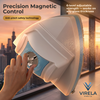 Virela Glide™ magnetic window cleaner — Sapphire on Ivory finish